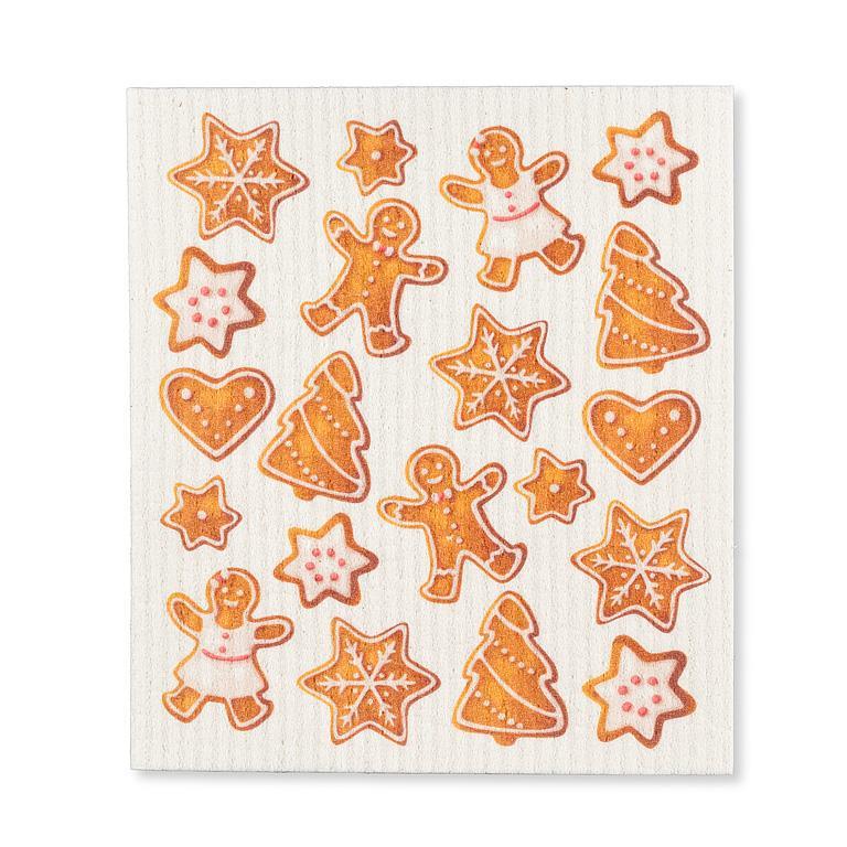 Gingerbread Cookies Dishcloth