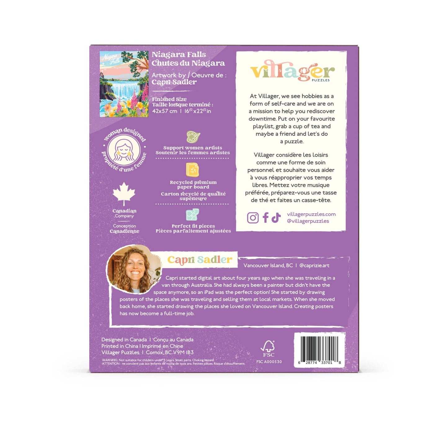 Niagara Falls | 500-Piece Puzzle | Designed in Canada