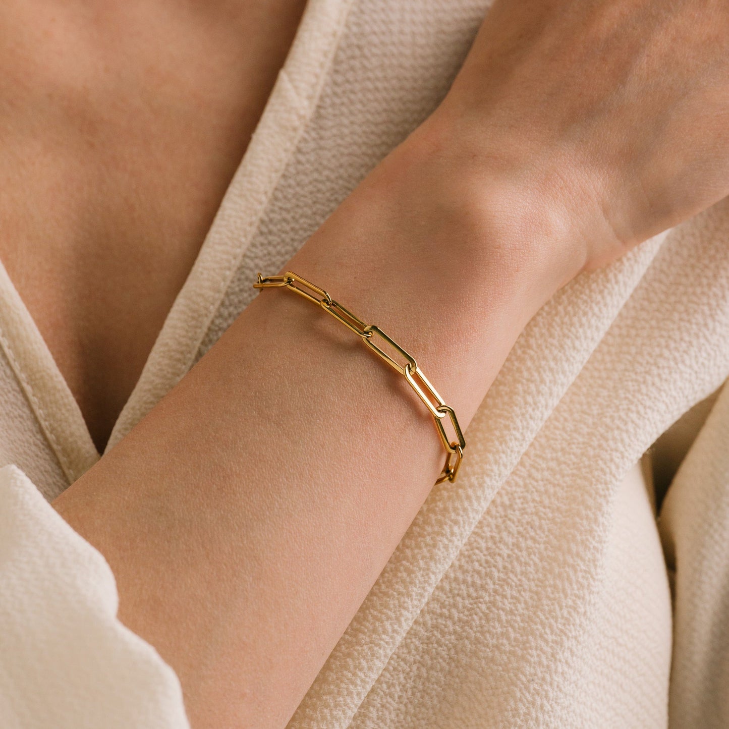 Bold Paperclip Bracelet