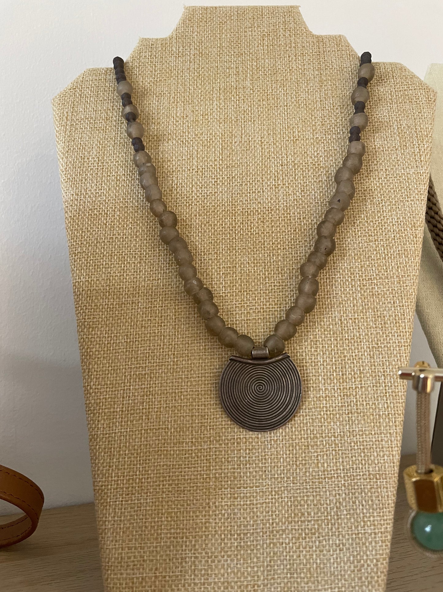 Savuti: Glass Beads Ghana necklace