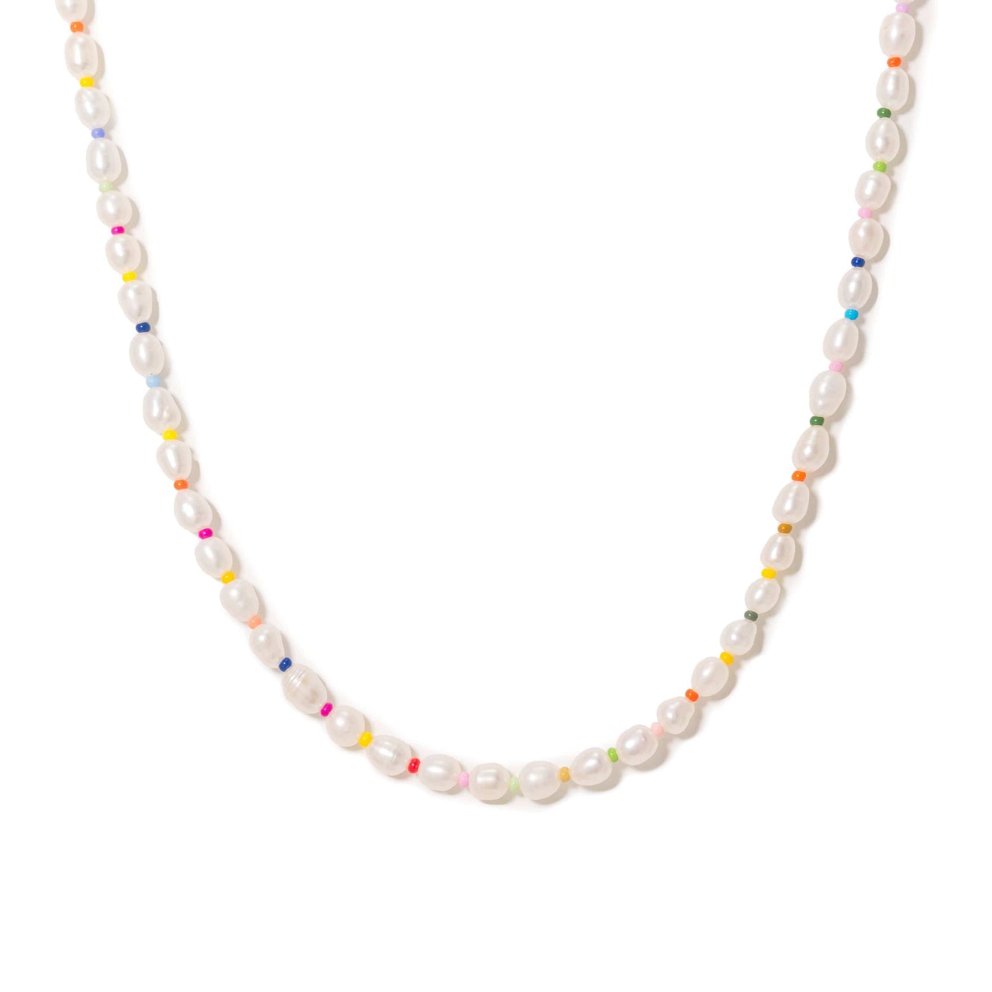 Rainbow Pearl Necklace