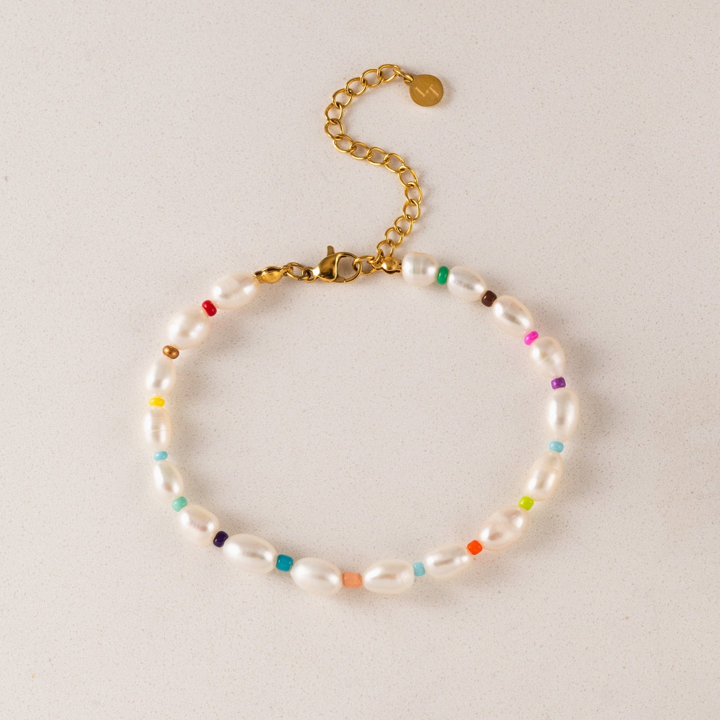 Rainbow Pearl Bracelet