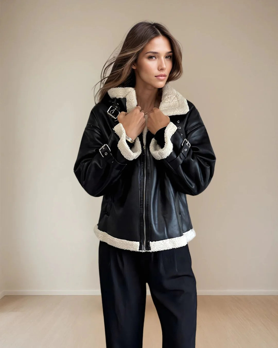 Ramone Moto Inspired Coat