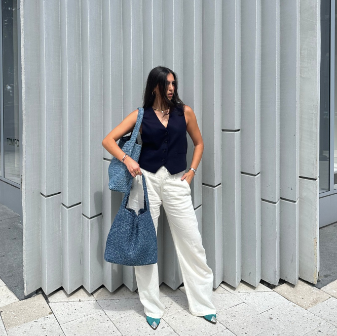 Large Woven Tote