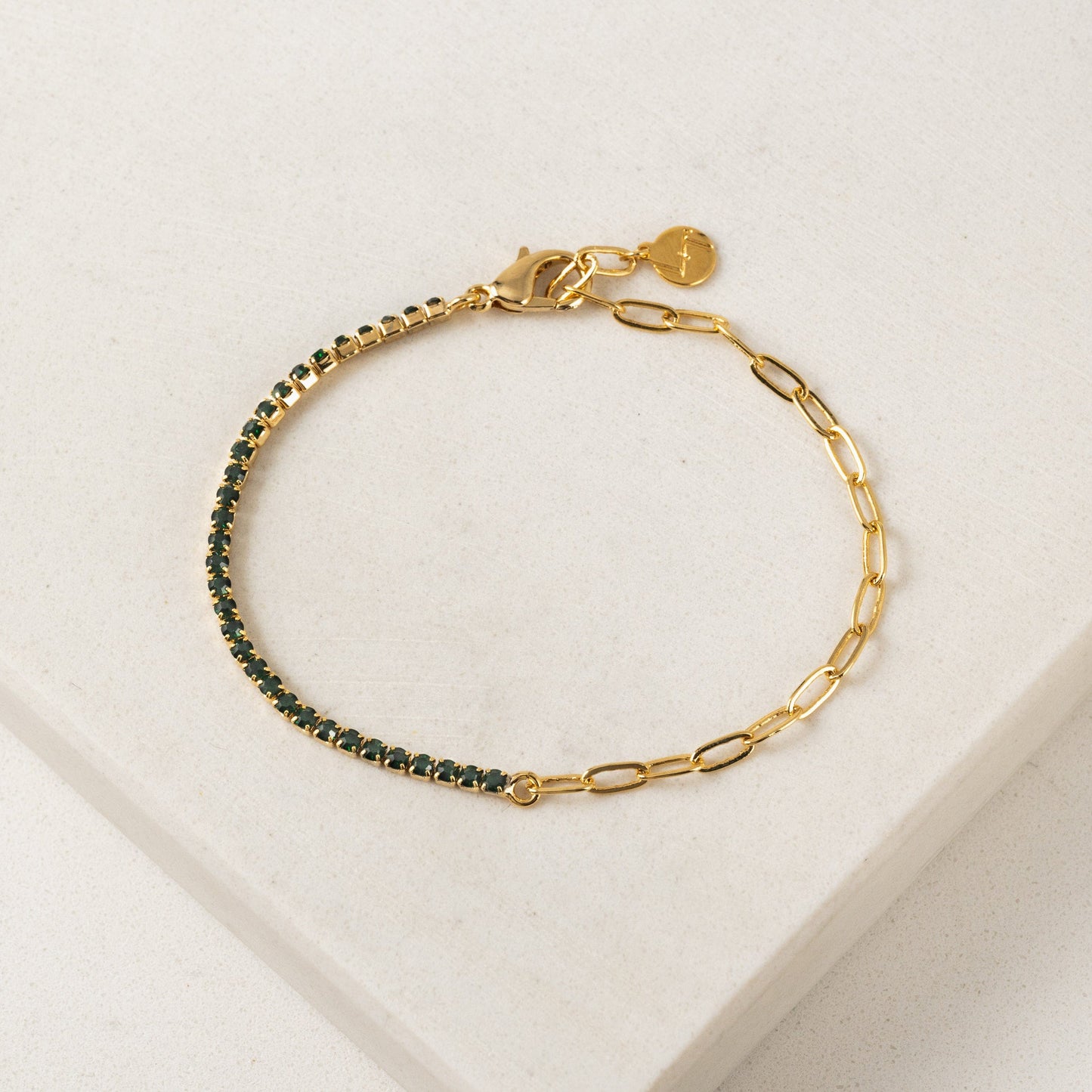 Tennis Paperclip Bracelet