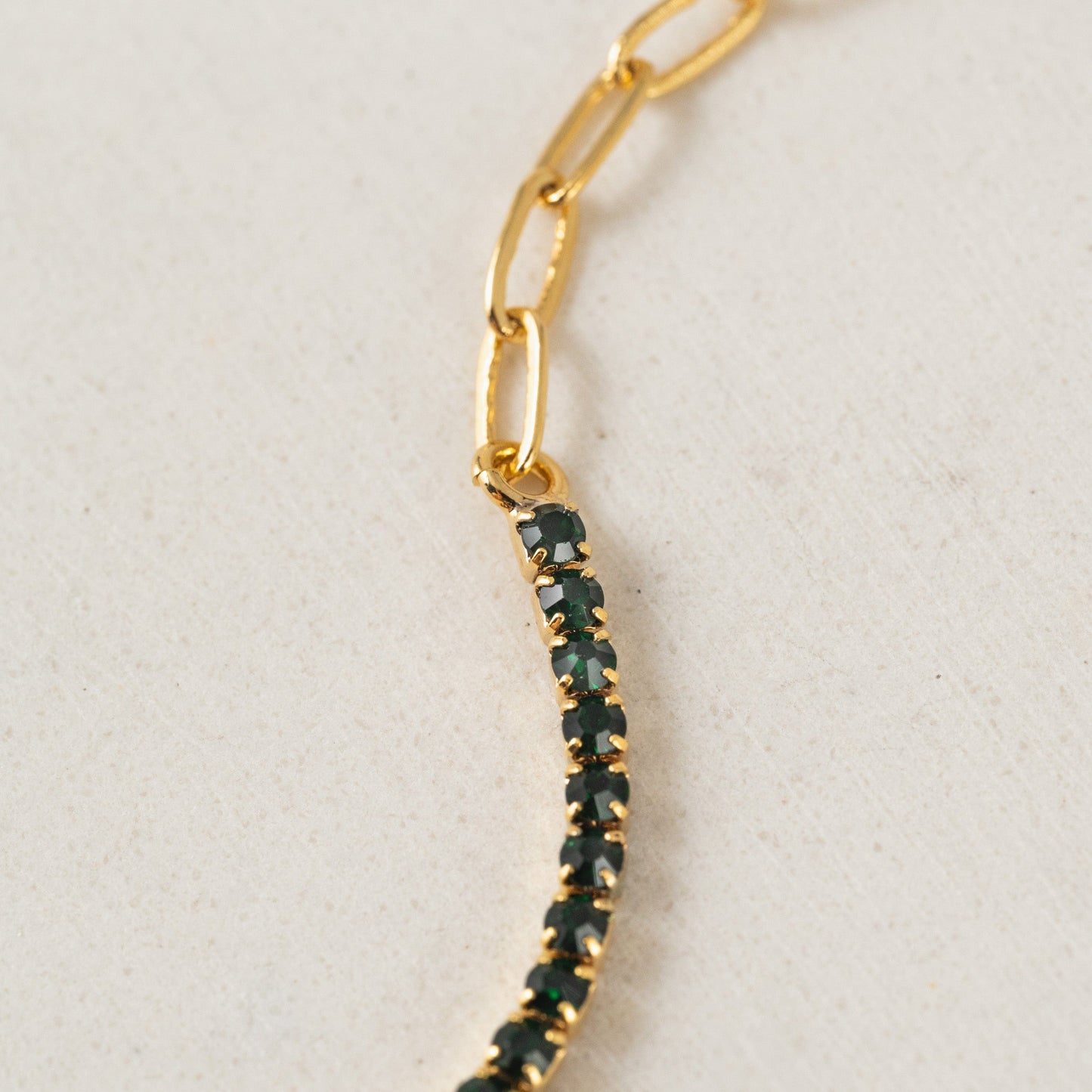 Tennis Paperclip Bracelet