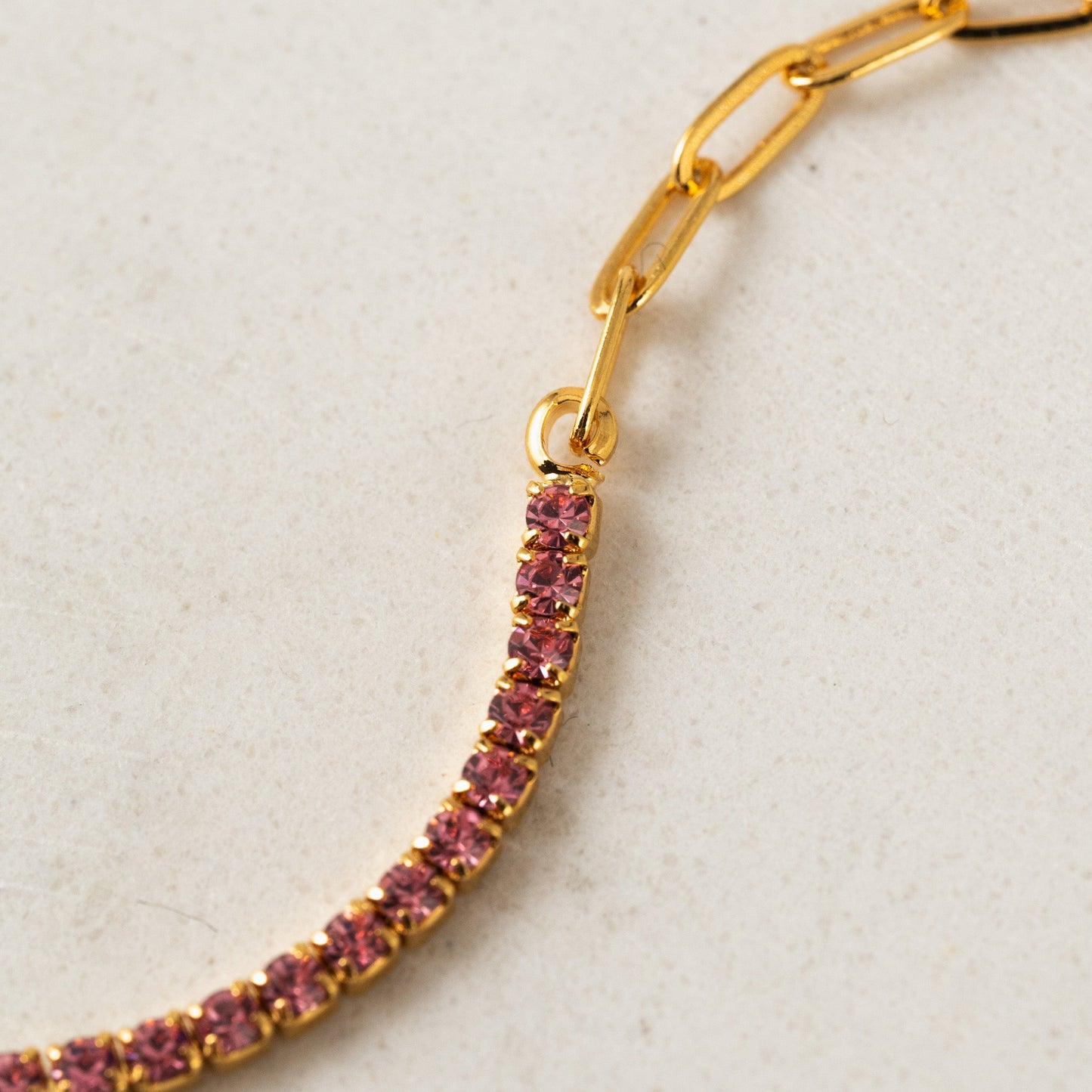 Tennis Paperclip Bracelet