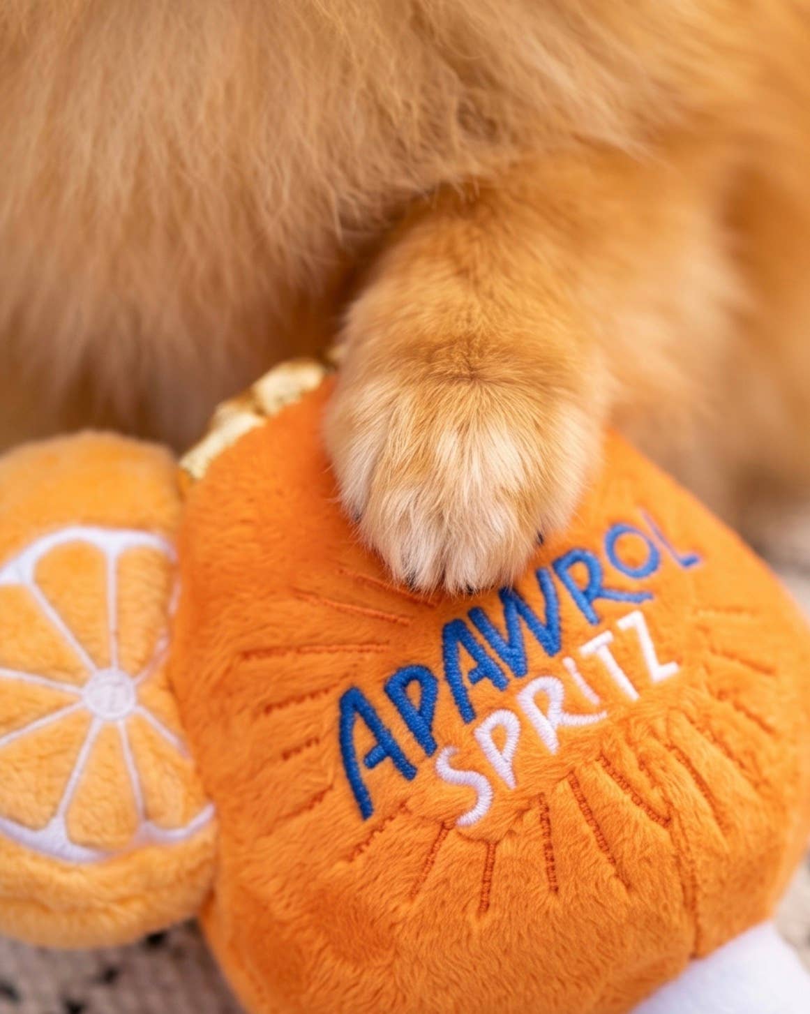 Apawrol Spritz Squeaker Dog Toy