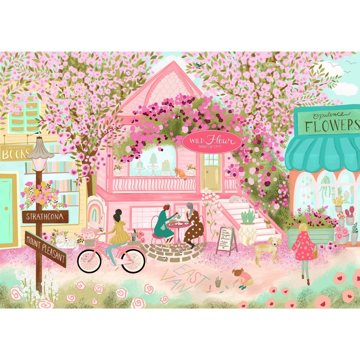 City in Bloom | 1000-Piece Puzzle | Designed in Canada