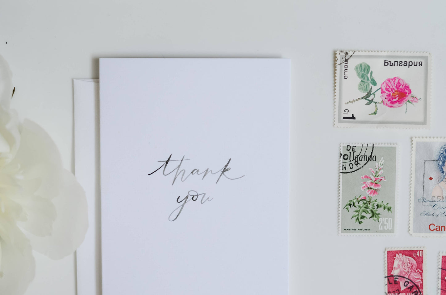Thank You | Handlettered Watercolour Thank You Card