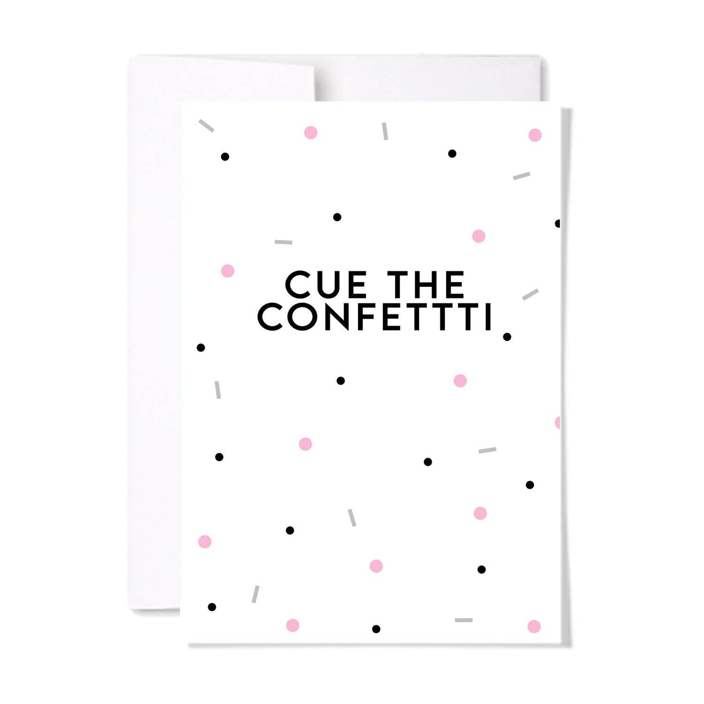 Cue the Confetti | Modern Congratulations Card