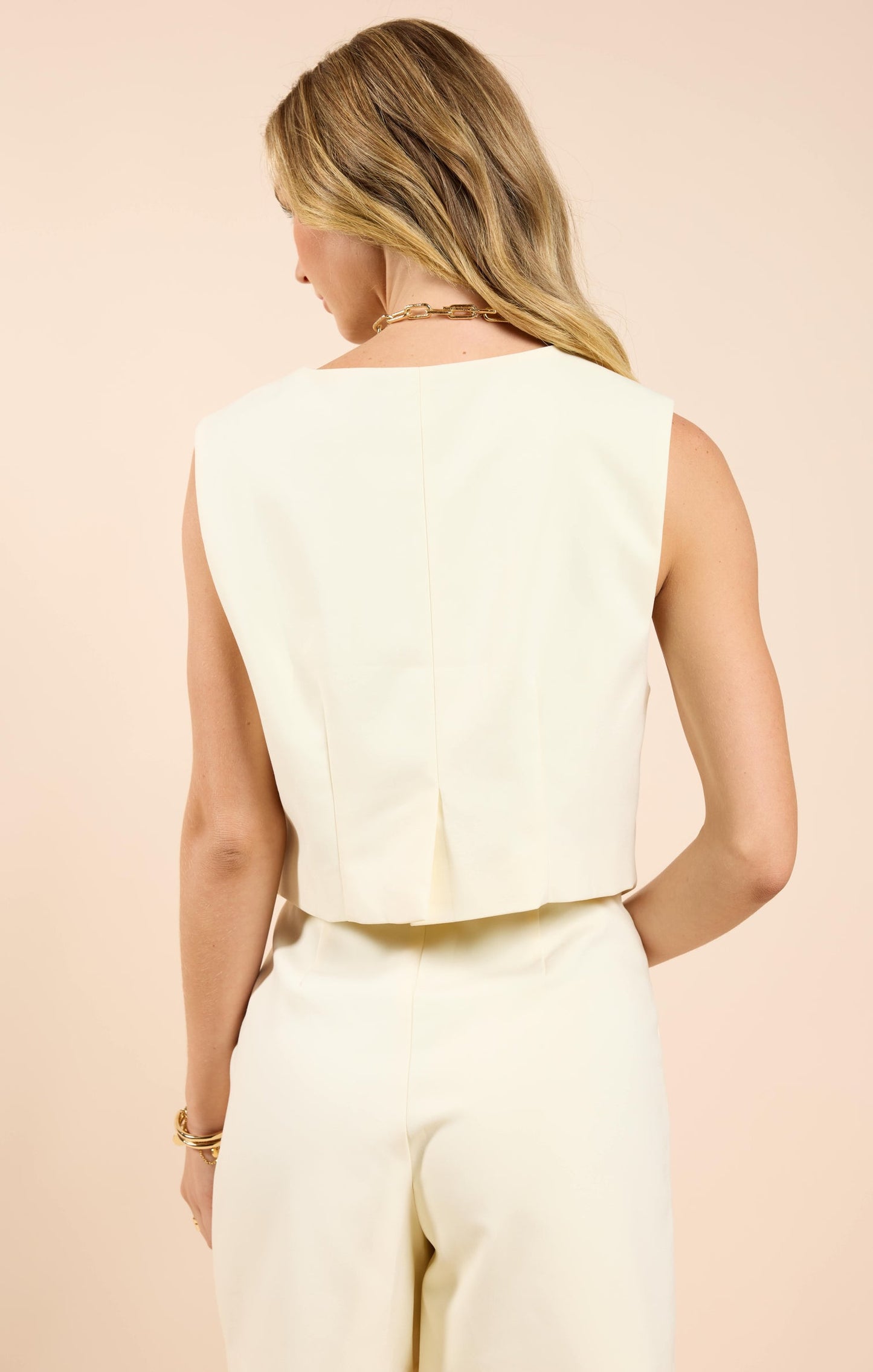 Season's Bloom Cropped Waistcoat