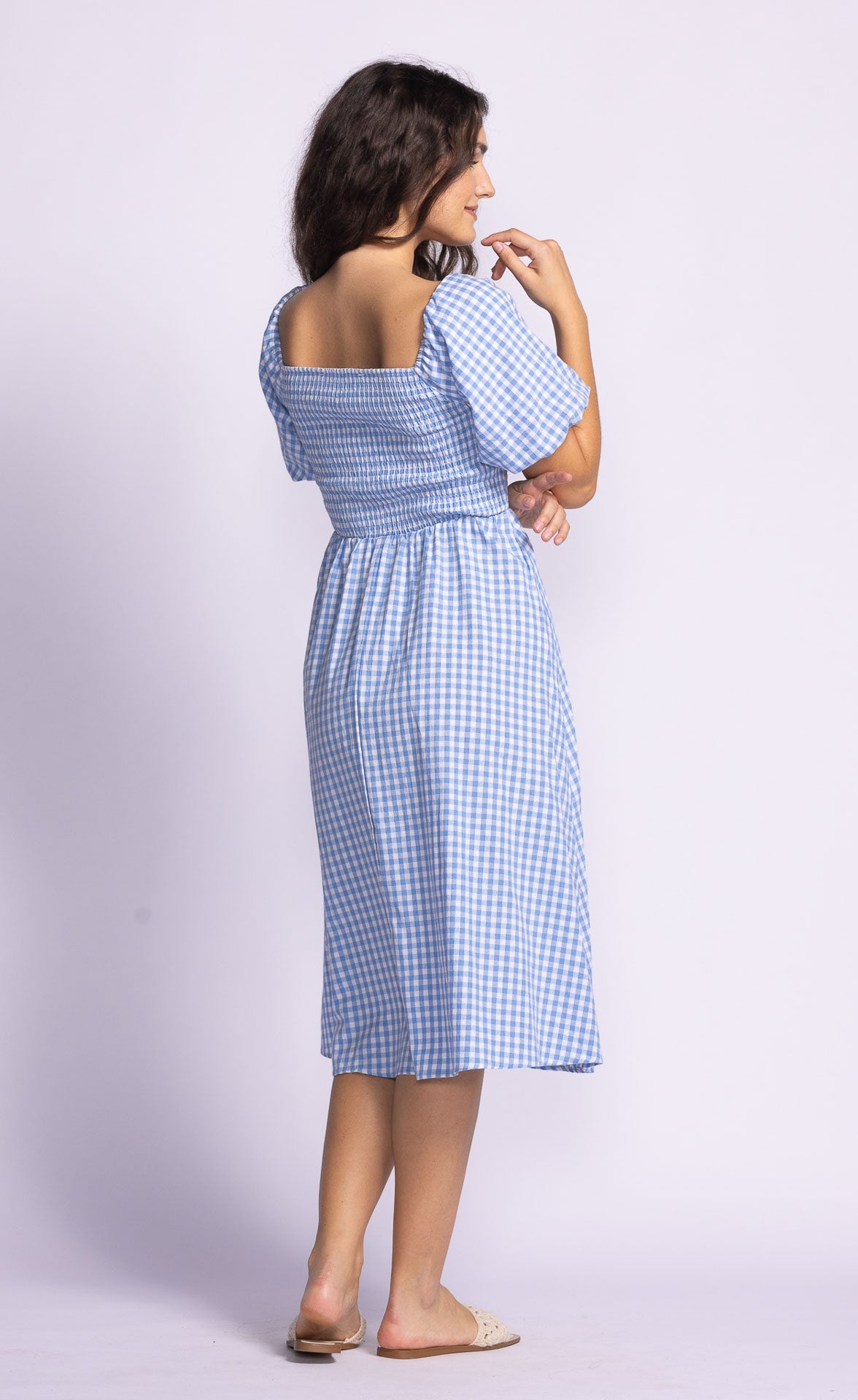 Katie Dress: Blue