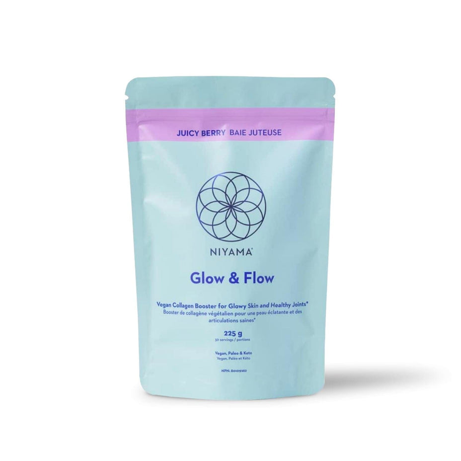 Glow & Flow Vegan Collagen Booster Powder- Juicy Berry Flavour