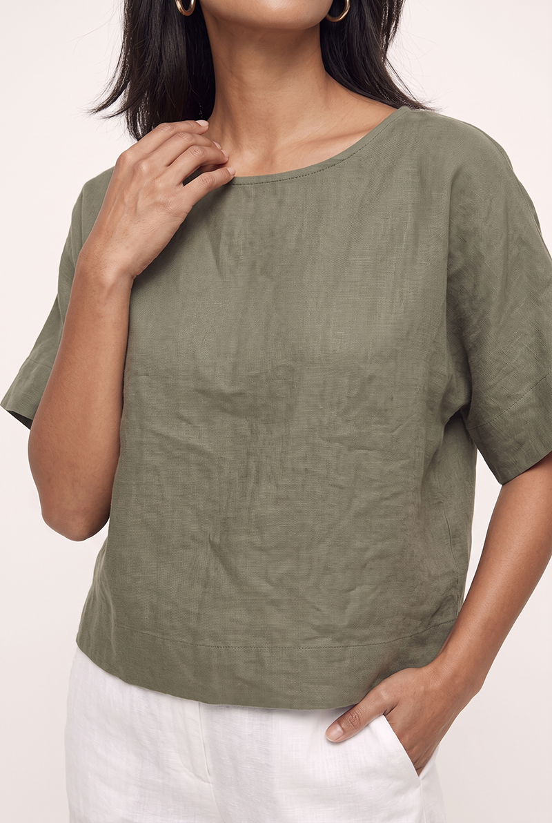 Pure Linen Top