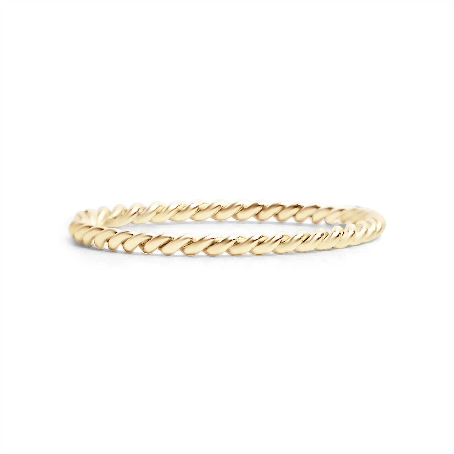 14K Gold Filled PLUS Braided Spacer Ring
