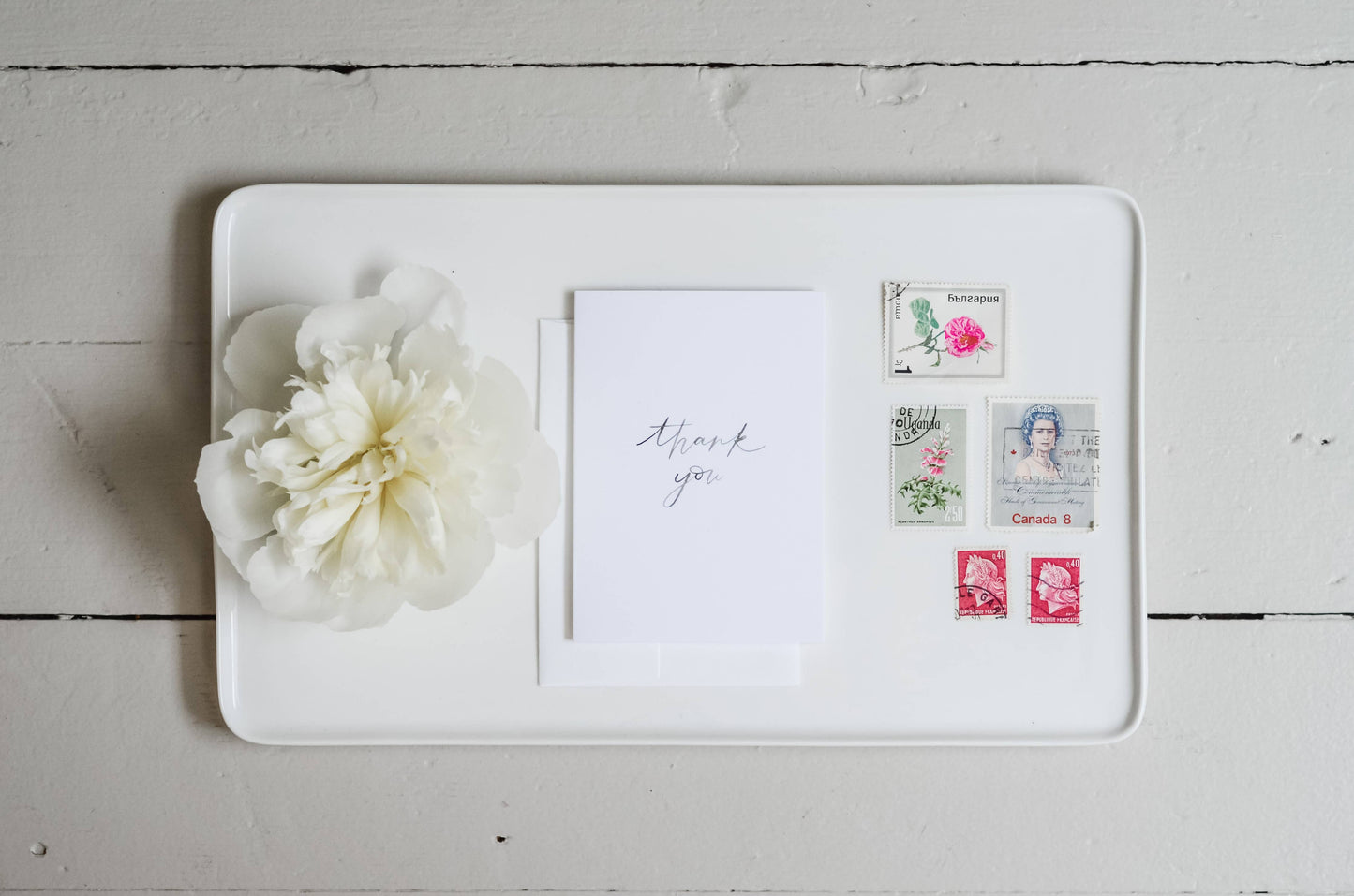 Thank You | Handlettered Watercolour Thank You Card