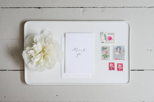 Thank You | Handlettered Watercolour Thank You Card