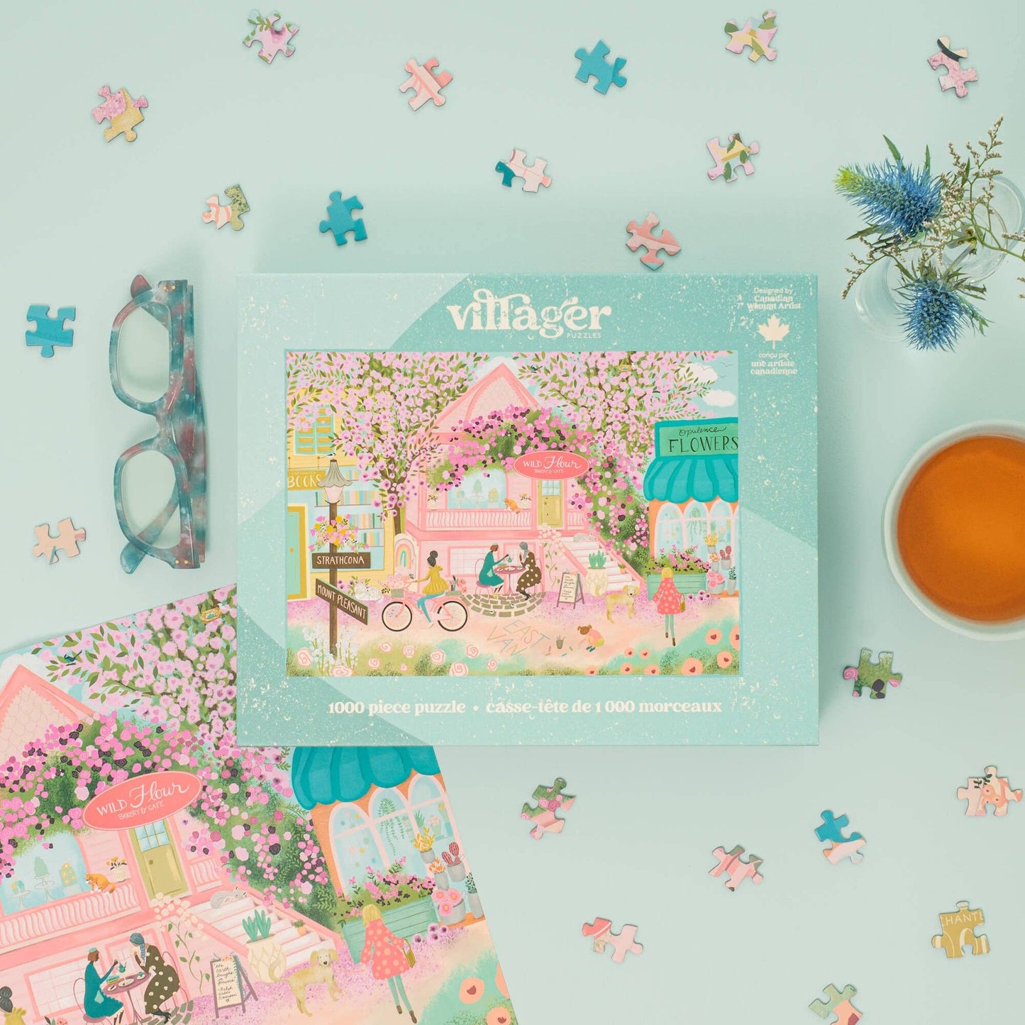 City in Bloom | 1000-Piece Puzzle | Designed in Canada