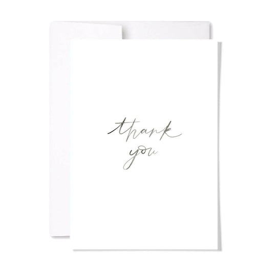 Thank You | Handlettered Watercolour Thank You Card