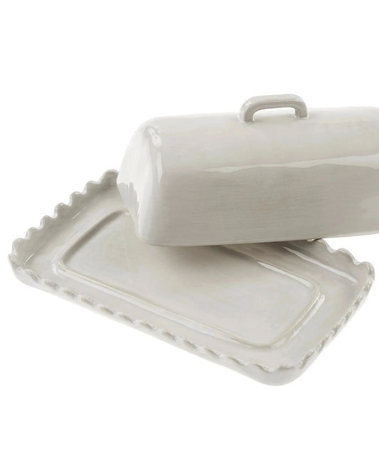 Scalloped Butter Dish