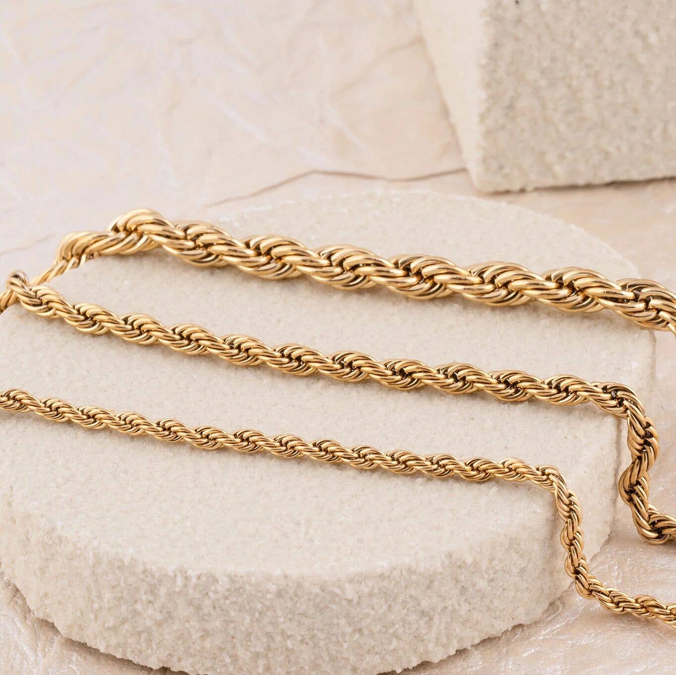 14K Gold Filled Plus™ Rope Chain Bracelet