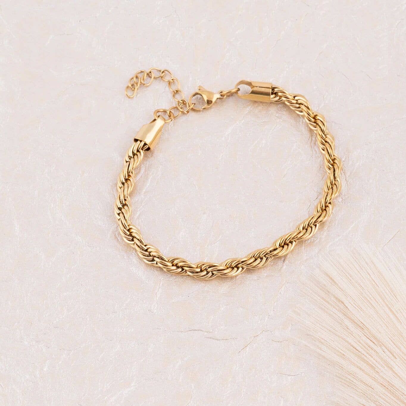 14K Gold Filled Plus™ Rope Chain Bracelet