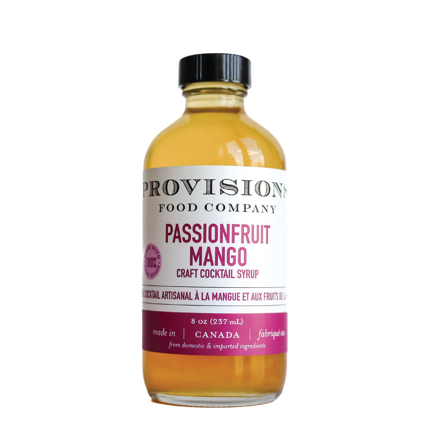 Passionfruit Mango Craft Cocktail Syrup