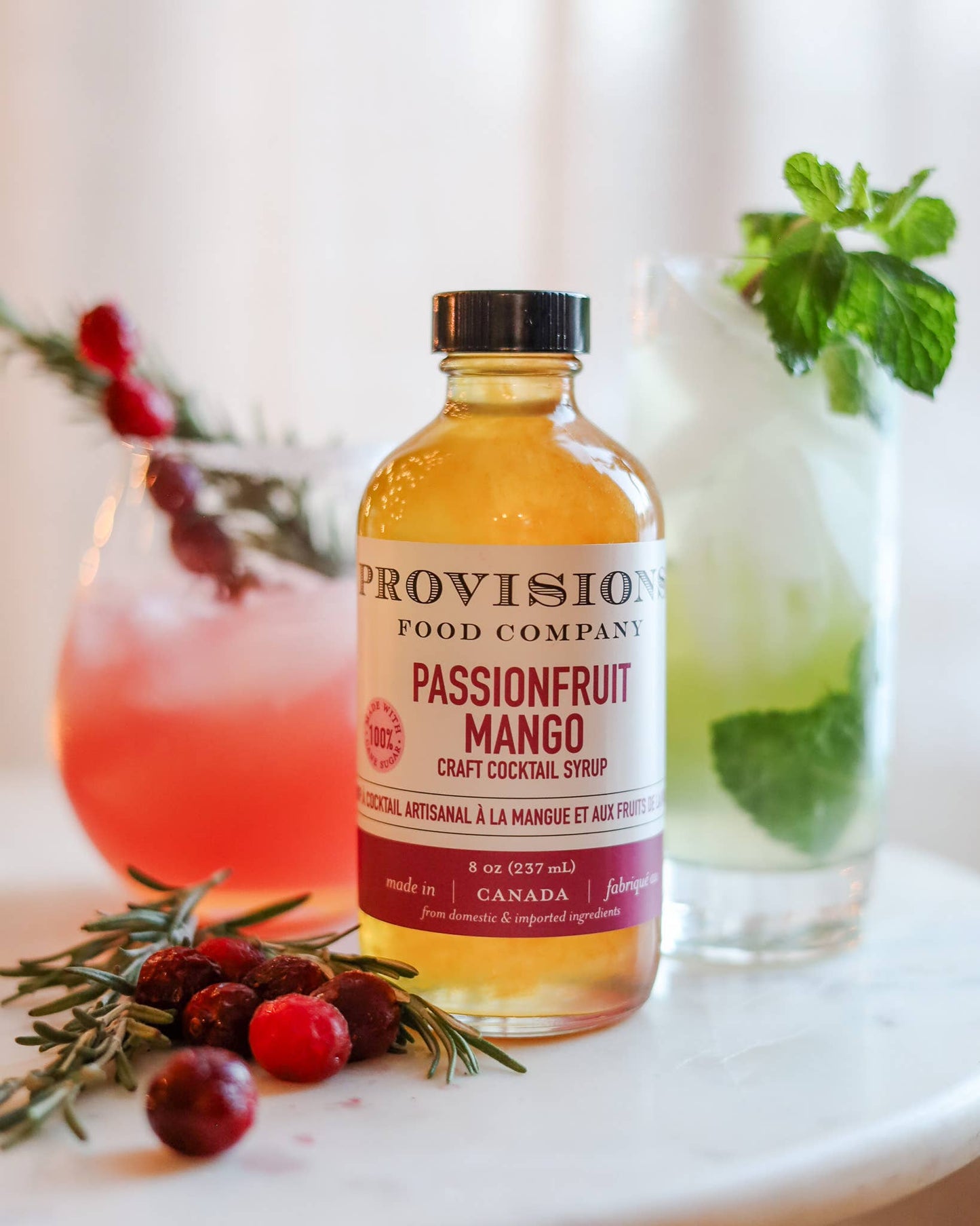 Passionfruit Mango Craft Cocktail Syrup
