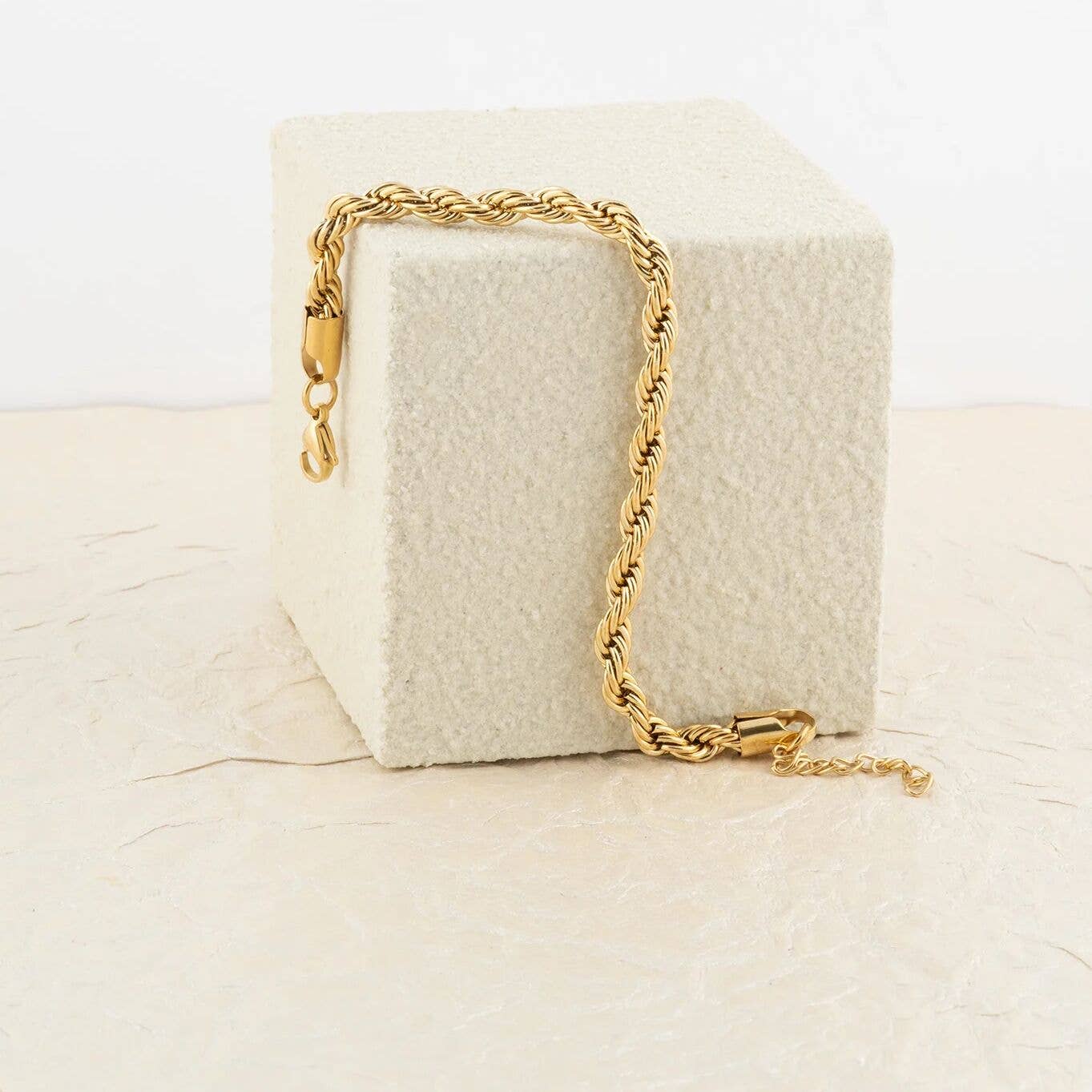 14K Gold Filled Plus™ Rope Chain Bracelet