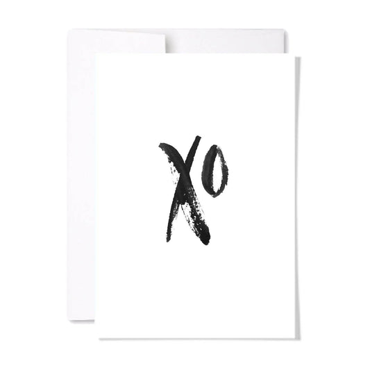 XO Love Card - Hand Painted Original Design