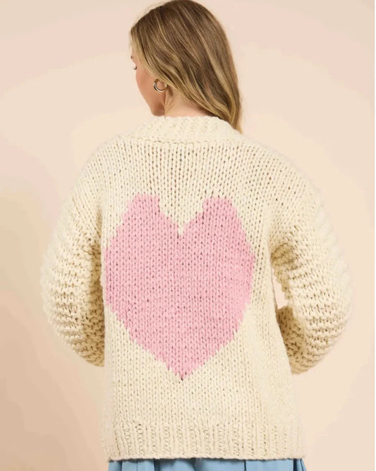 Heart You Handknit Cardi