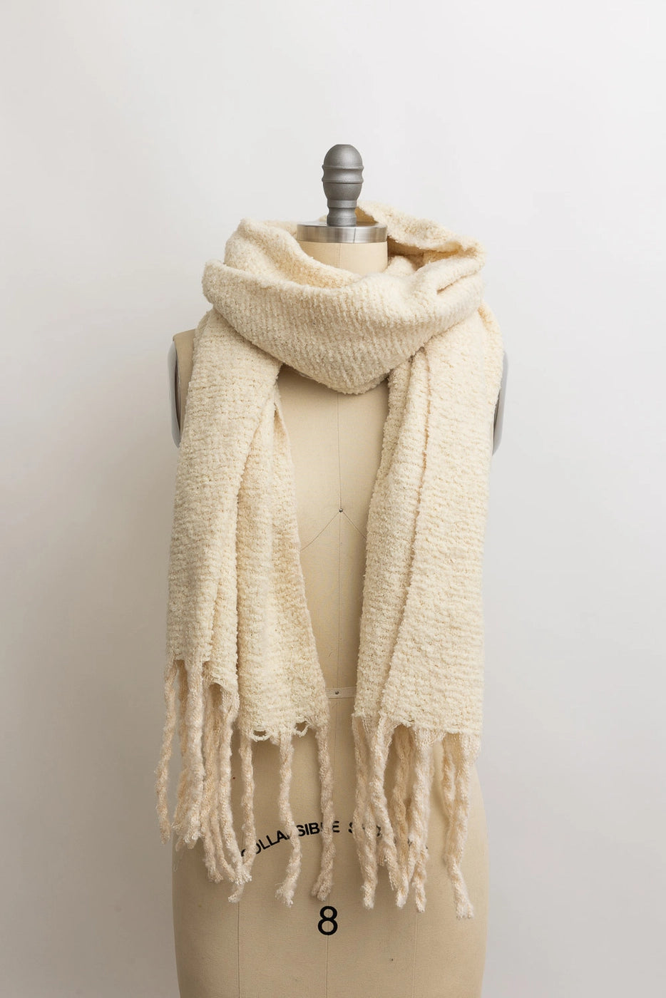 Cloud Soft Tassel-Trimmed Scarf