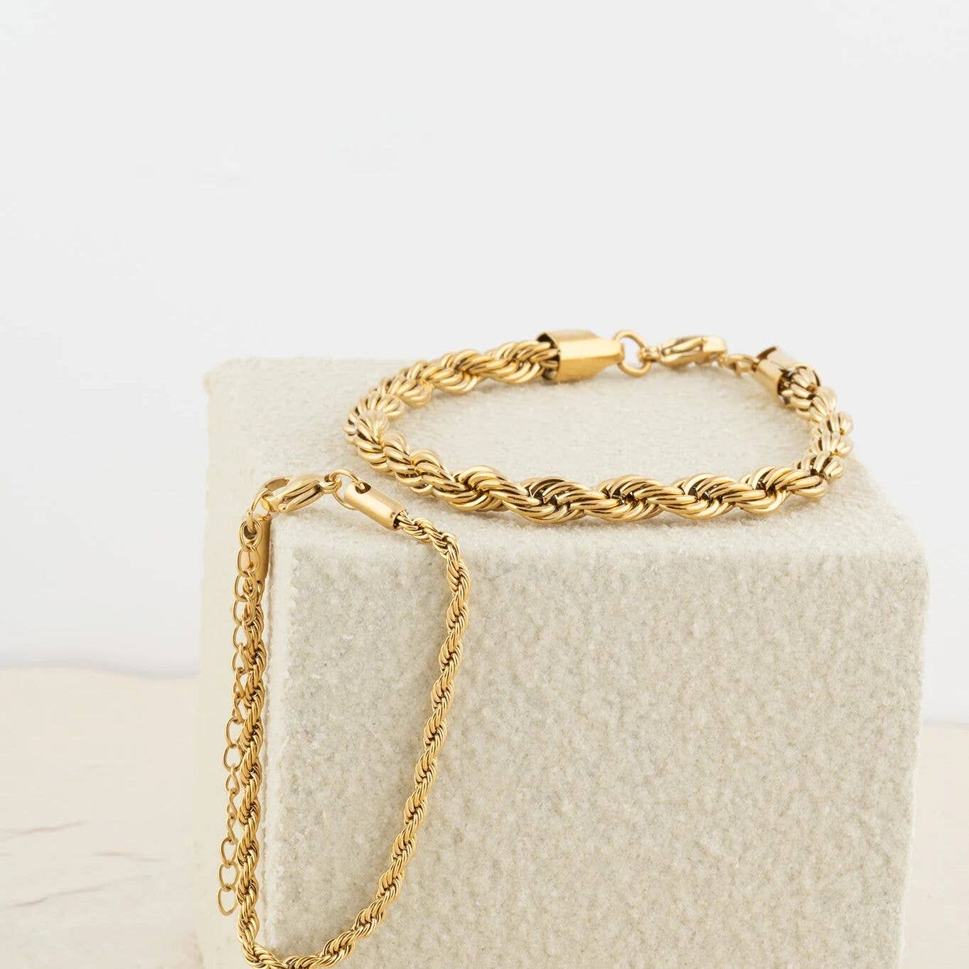 14K Gold Filled Plus™ Rope Chain Bracelet