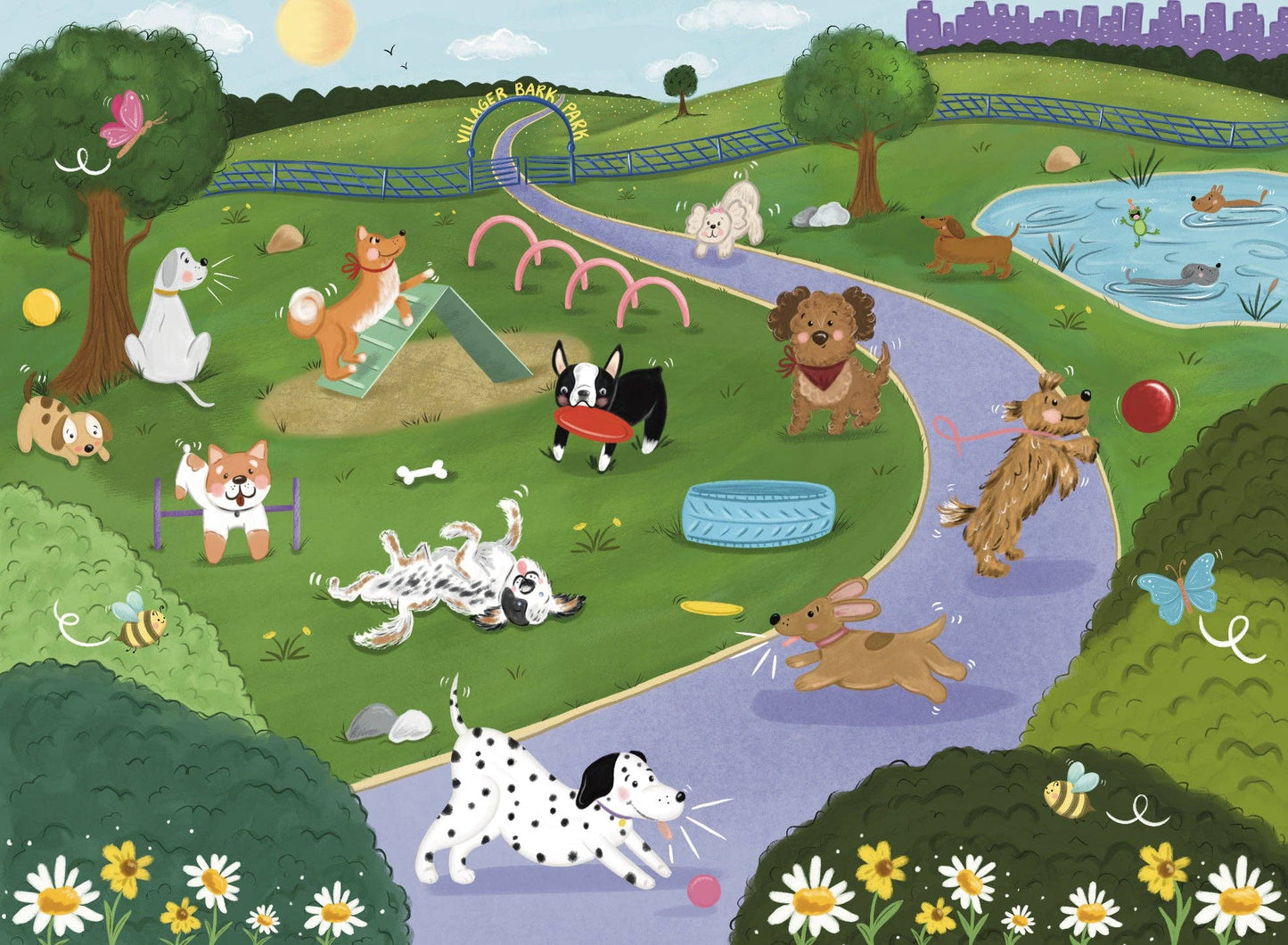 Bark Park | 250 Piece Puzzle | Designed in Canada
