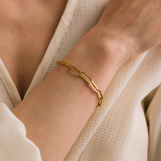 Bold Paperclip Bracelet