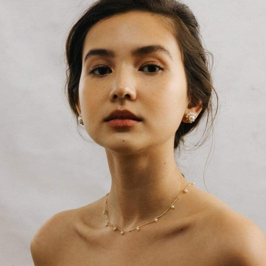 Empress Pearl Post Earrings