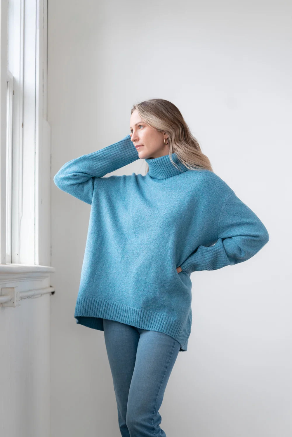 Dog Walker Chunky Cowl Sweater