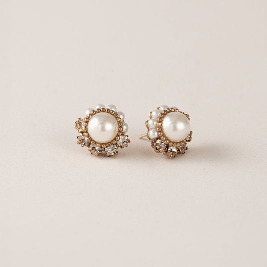 Empress Pearl Post Earrings