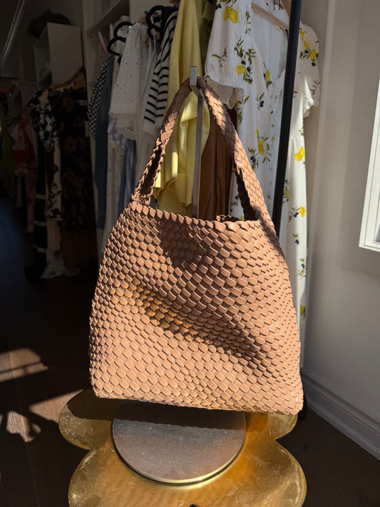 Woven Hobo Tote