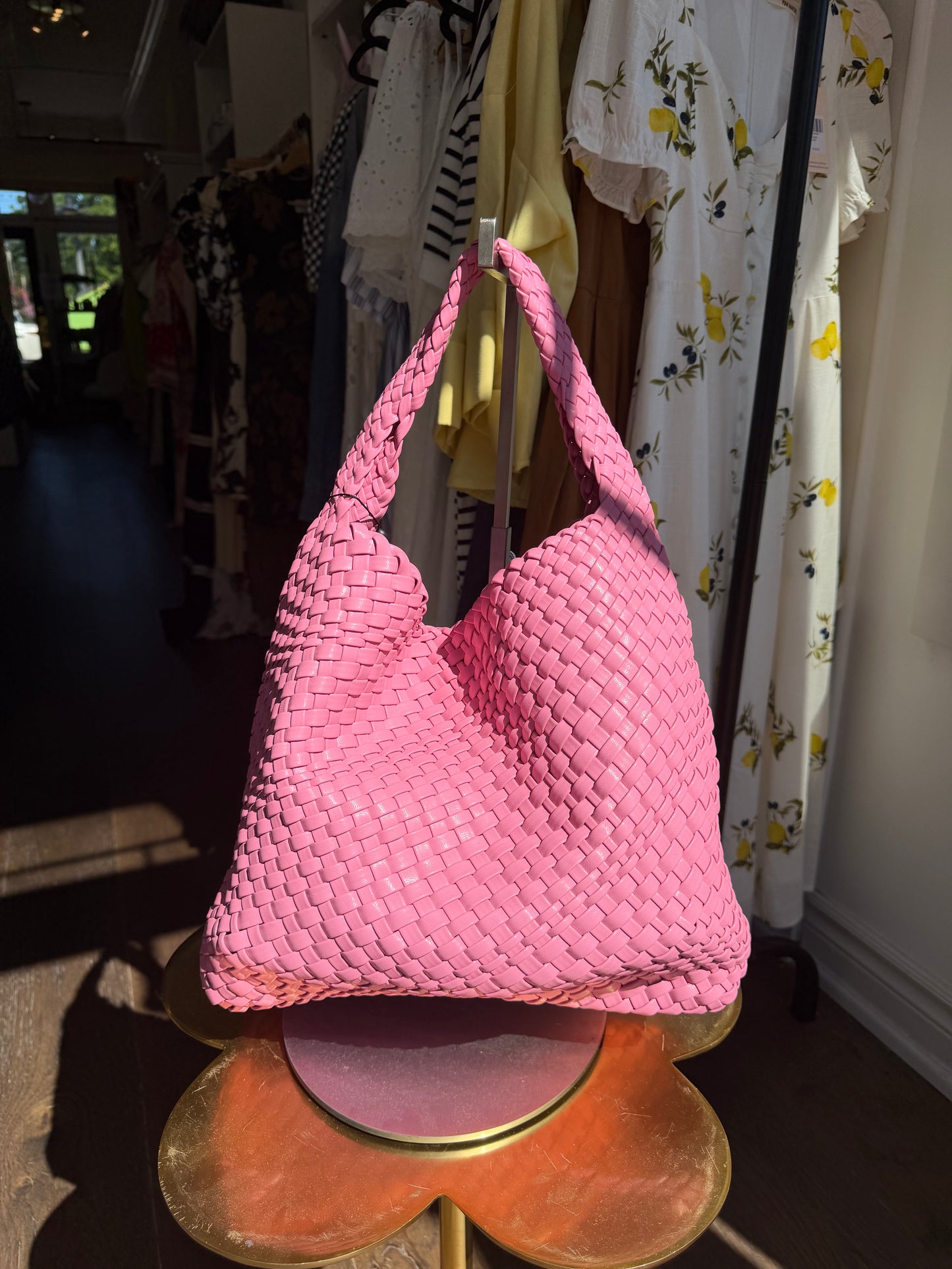 Woven Hobo Tote
