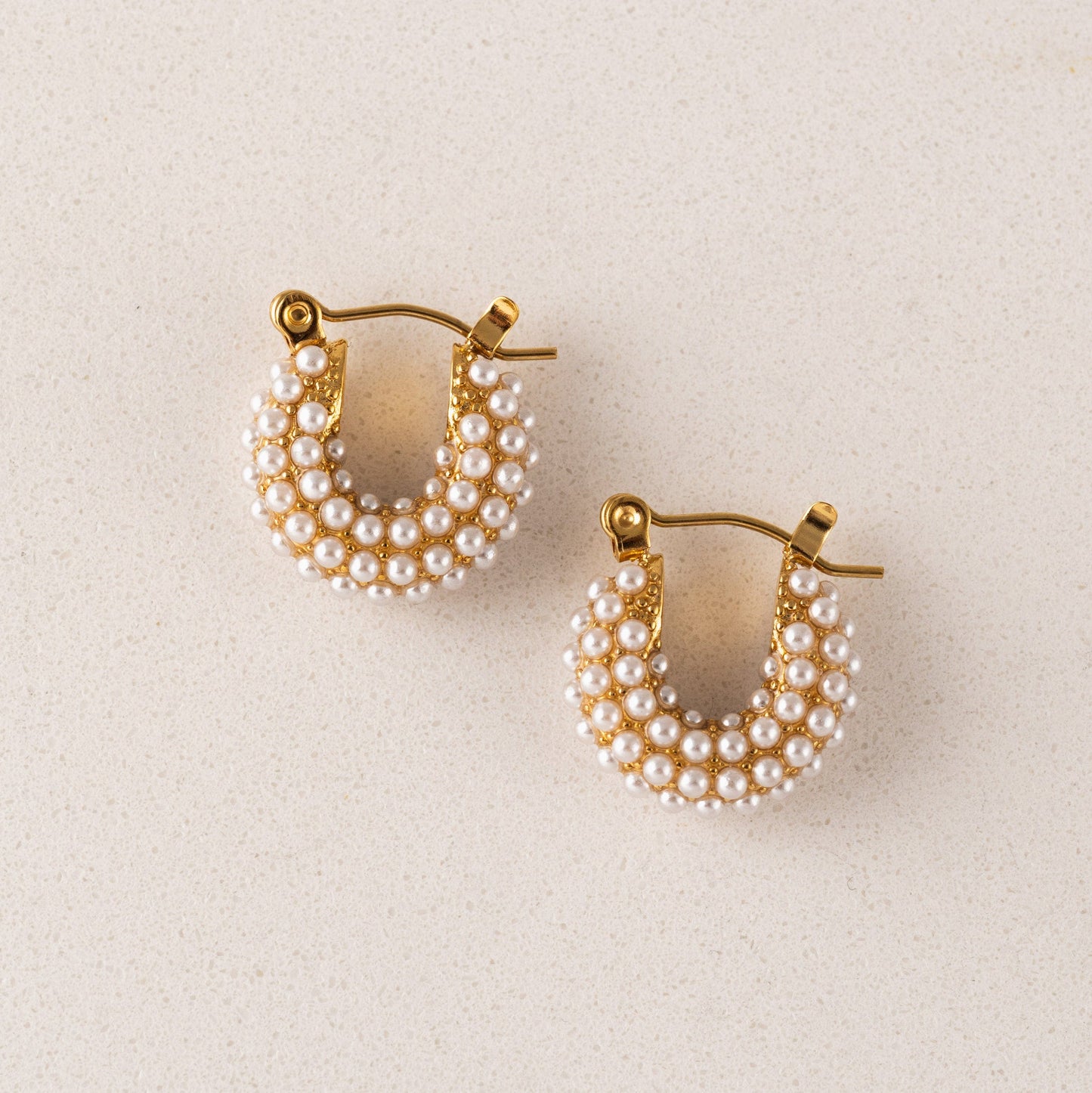 Perla Hoop Earrings