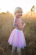 Rainbow Sequins Skirt, Wings Wand