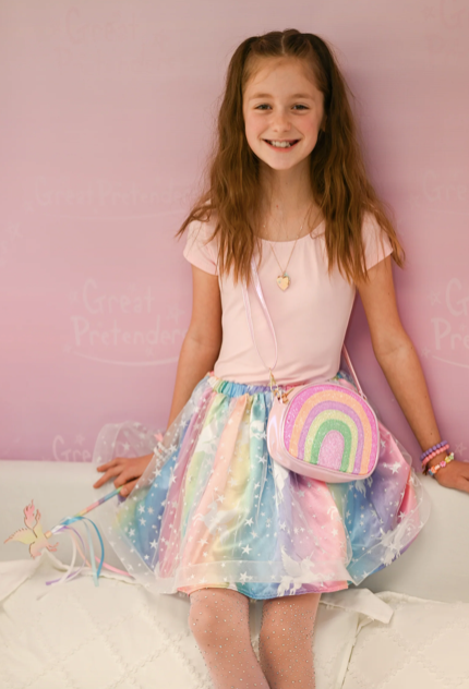 Enchanted Unicorn Skirt & Wand Set