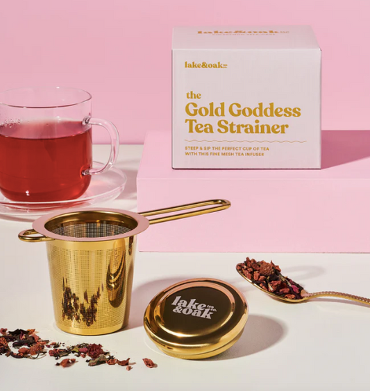 Gold Godess Tea Strainer