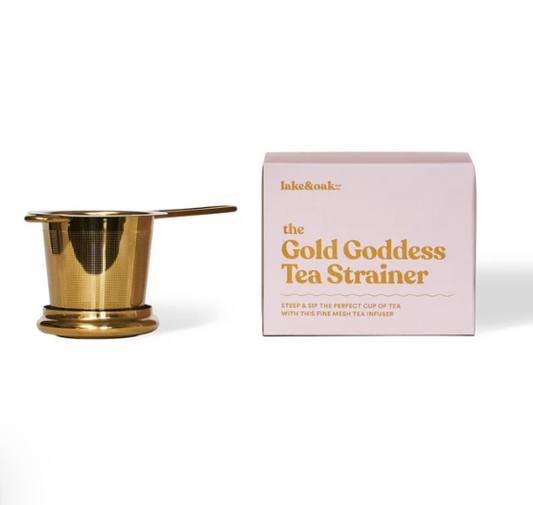 Gold Godess Tea Strainer