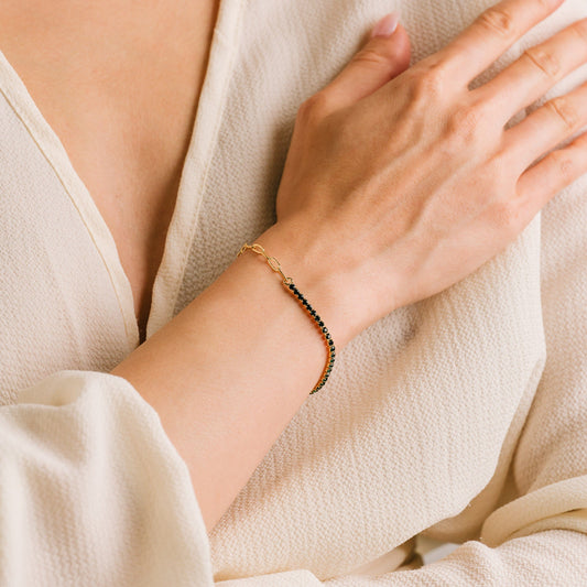 Tennis Paperclip Bracelet