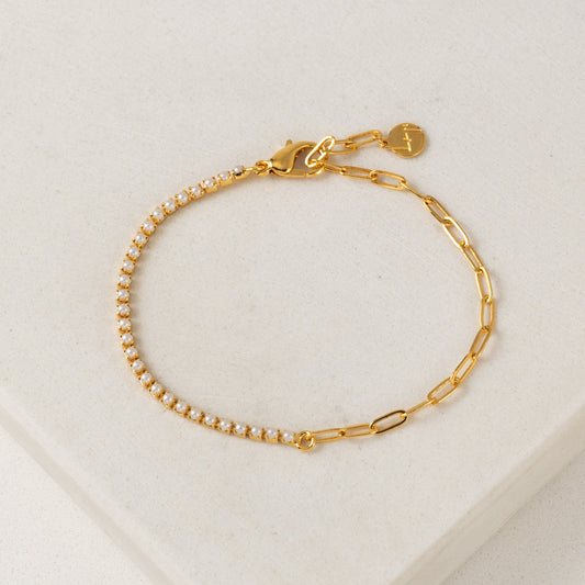Tennis Paperclip Bracelet