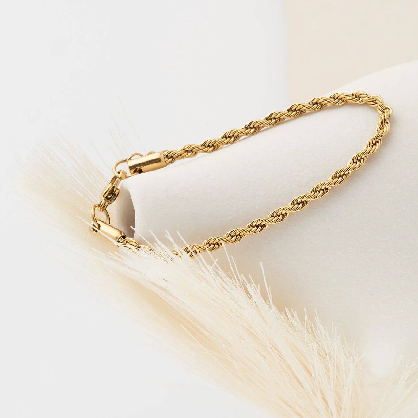 14K Gold Filled Plus™ Rope Chain Bracelet