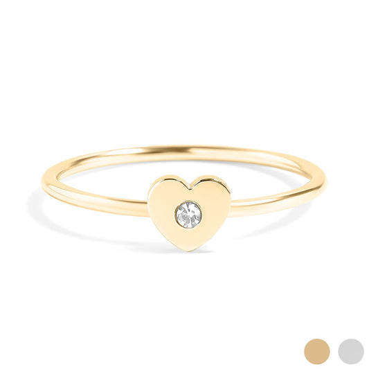 Heart Stone Ring